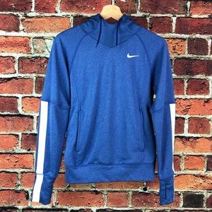 Nike Dri-Fit Womens Blue Sweatshirt Small